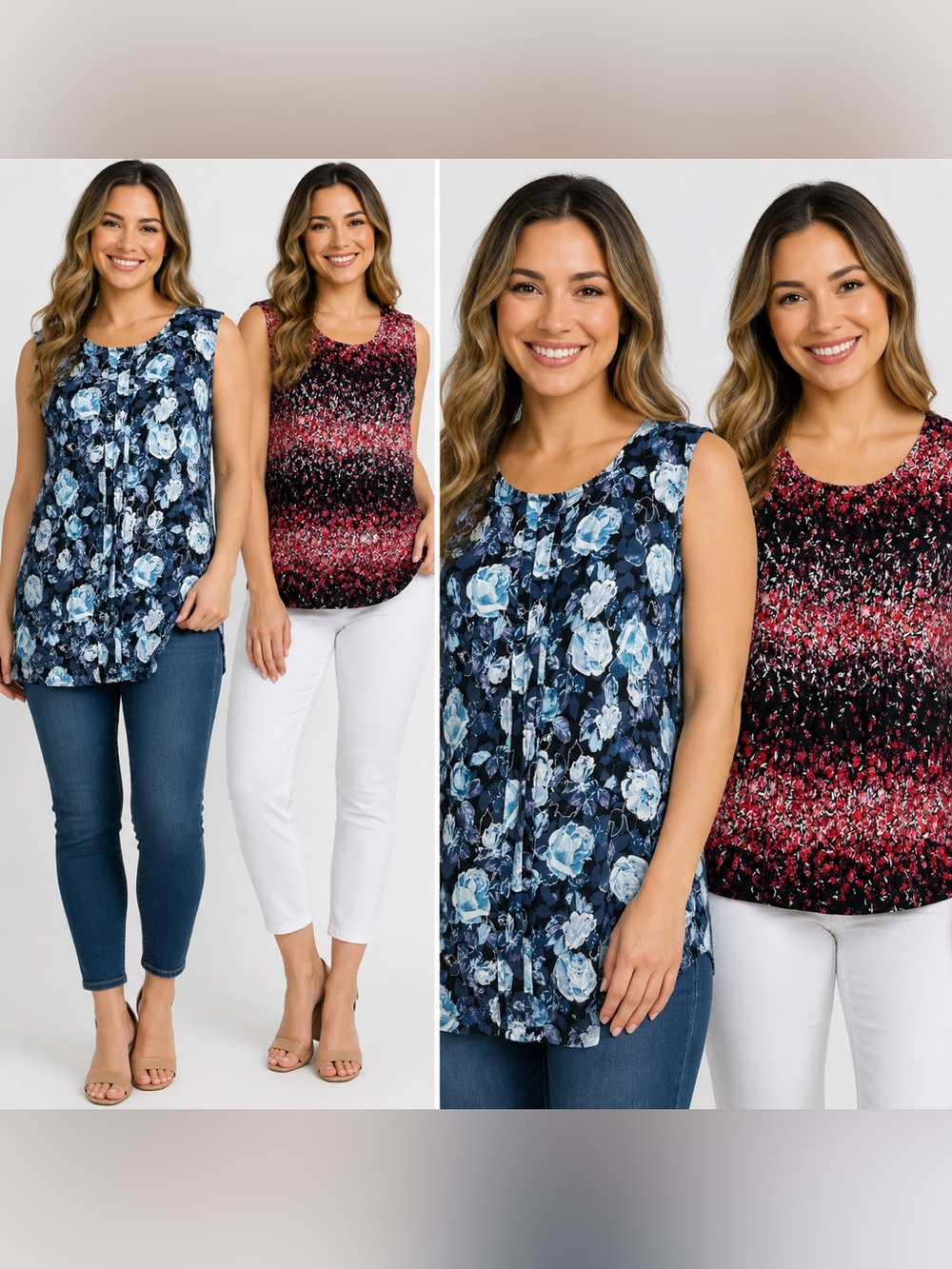 Croft & Barrow Sleeveless Tank Top Bundle Medium